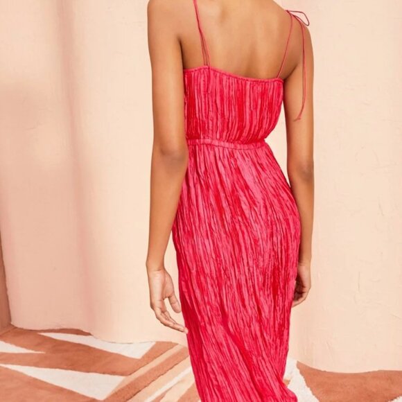 NWOT ULLA JOHNSON Orla Midi Dress in Orchid M $650 - Picture 3 of 9